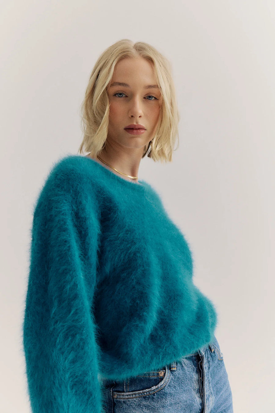 World Of Nomads II STELLA Cashmere Knit - Ocean