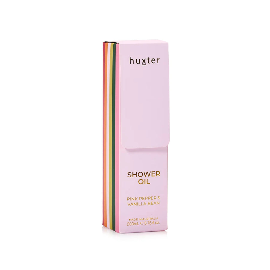 Huxter II SHOWER OIL - Pink Pepper/Vanilla Bean
