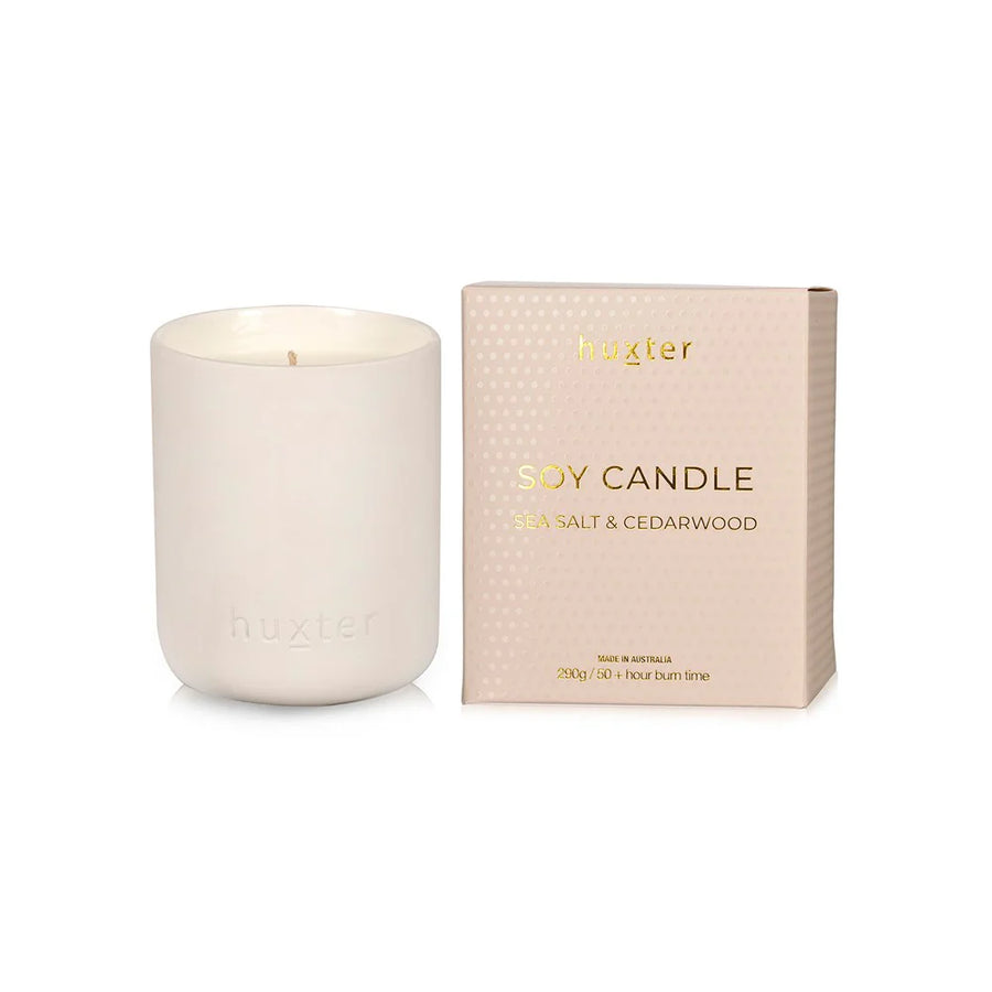 Huxter II 290g Candle - Sea Salt & Cedarwood
