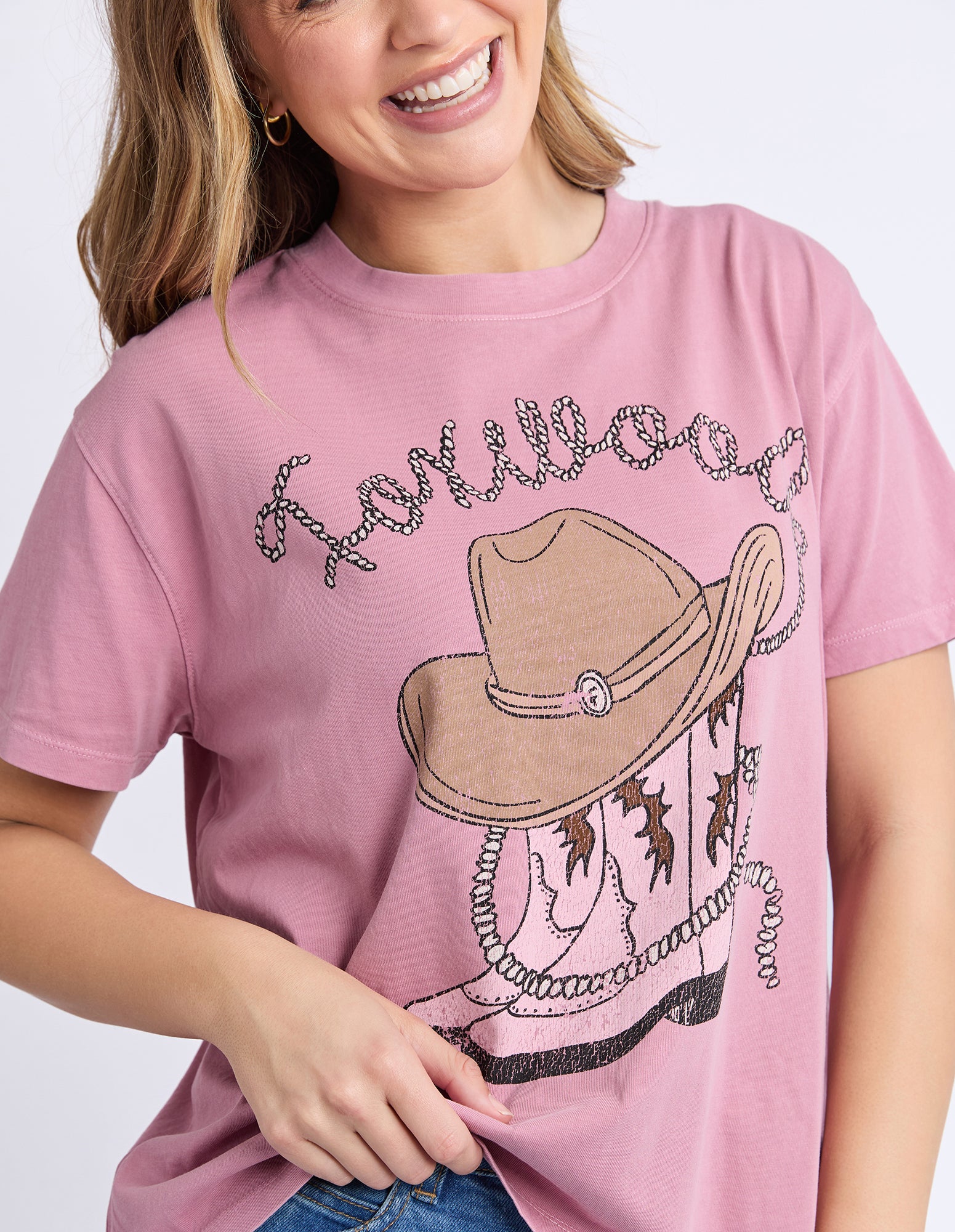 Foxwood II BANDIT TEE - Pink