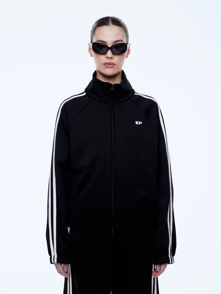 Ena Pelly II VALENTINA Zip Thru - black/off white