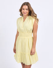 Foxwood II Adelyn dress - lemon