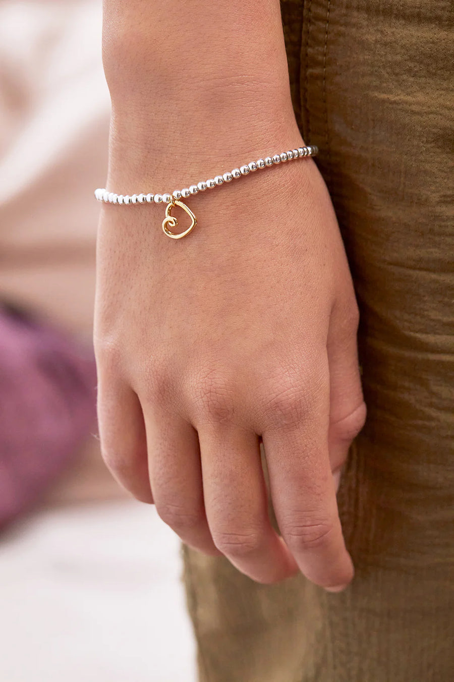 Estella Bartlett II Doodle Heart Bracelet - With love