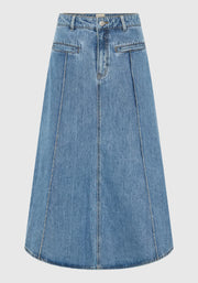 Morrison II JACQUE Denim Skirt - Light blue