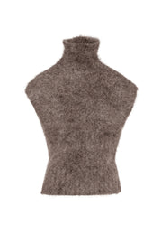 Lounge the Label II LERWICK Mohair Vest - mocha
