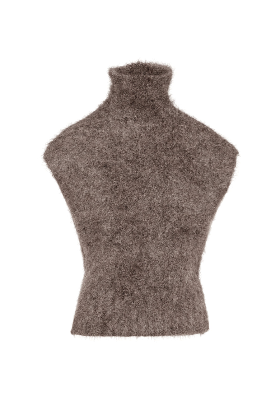 Lounge the Label II LERWICK Mohair Vest - mocha