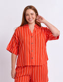 Bloom Shirt - Tangerine