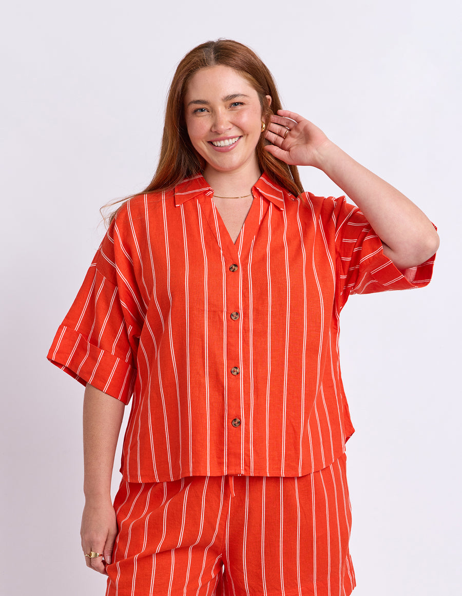 Elm Lifestyle II BLOOM Shirt - tangerine