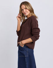 Foxwood II MURPHY Knit Cardigan - coffee