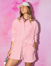 Foxwood II ECHO Stripe Shirt - red stripe
