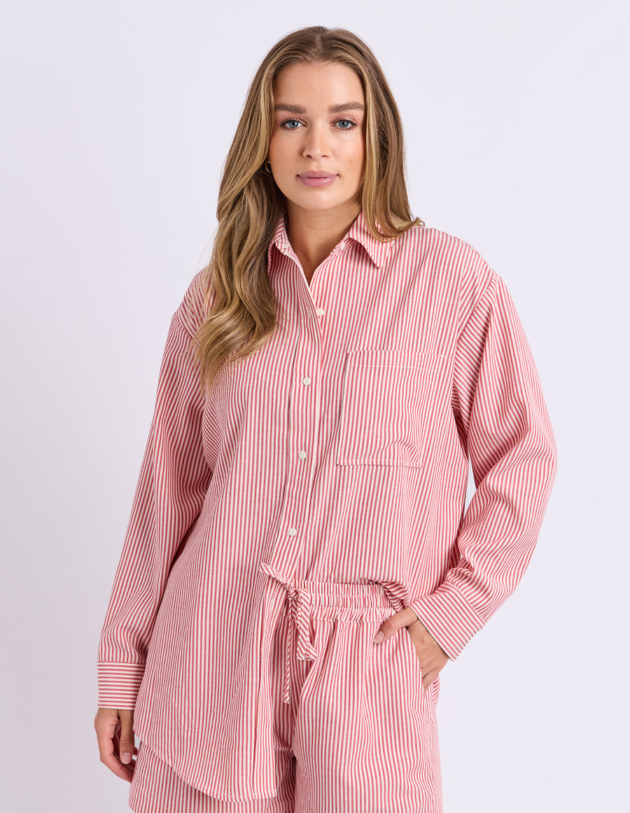 Foxwood II ECHO Stripe Shirt - red stripe