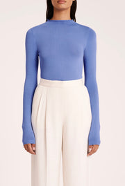 Nude Lucy II TABI Sheer Knit - cerulean blue