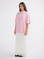 ENA Pelly II CASSIE Logo Tee - Washed Pink