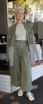 Maud Dainty II CARPER KNIT JACKET  - Safari