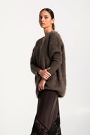 Montana V Mohair Knit - Mocha