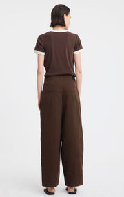 Morrison II MARCO TEE - Choc/Ecru