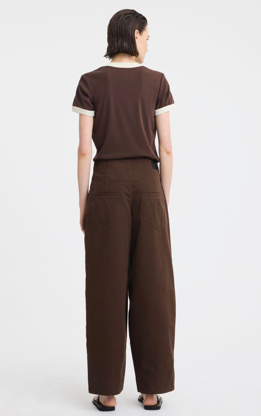 Morrison II MARCO TEE - Choc/Ecru