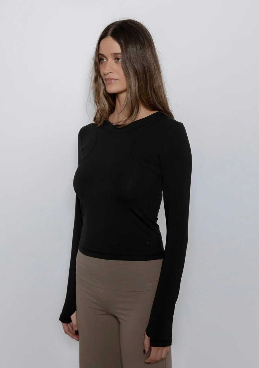 Pinky & Kamal II MOTION L/S Top - black