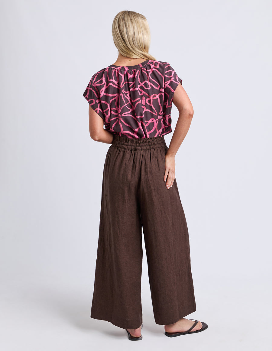 Elm Lifestyle II WANDER Pants - choc