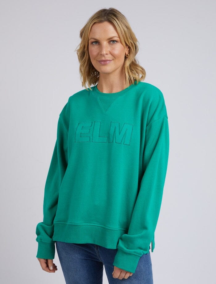 Elm Lifestyle II APPLIQUÉ Sweat - Goodness Green