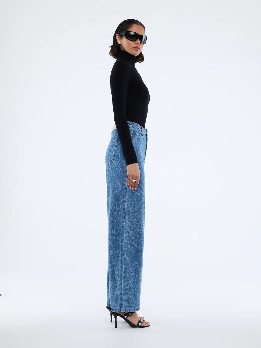 ENA Pelly II LISA Denim Jean - Animal Blue