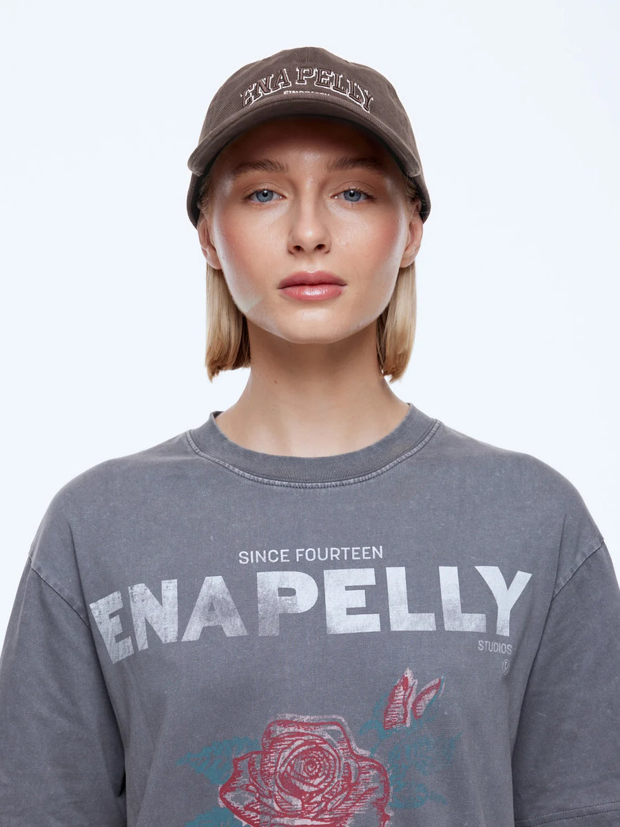 Ena Pelly II COLLEGIATE Cap - washed mocha