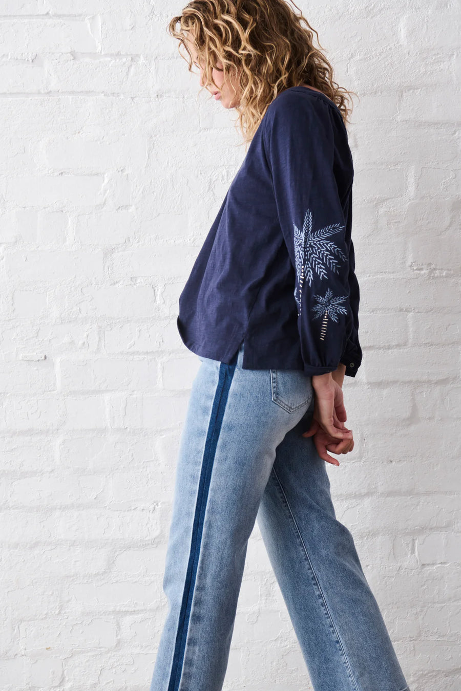Kireina II FREYA Side Panel Jean - Waterfall