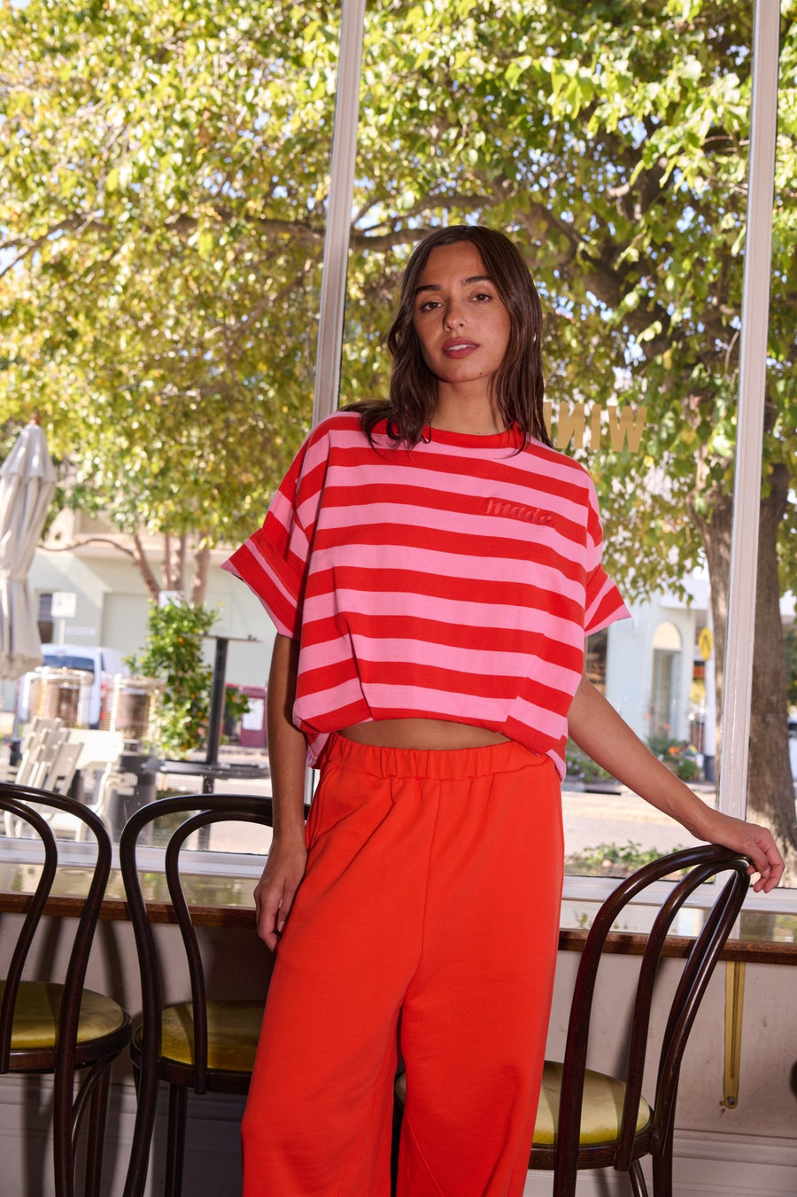 Barry Made II NORA Shirt - Pink/Orange