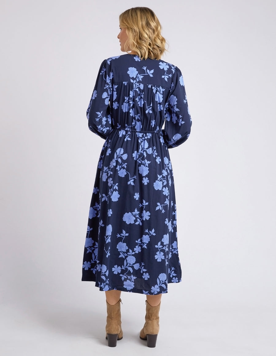 Elm II KACEY Floral Dress - navy print