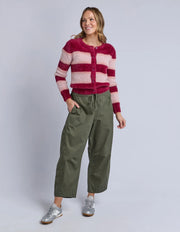 Elm Lifestyle II LUND Barrel Leg Pant - basil
