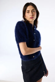 World Of Nomads II CLAUDIA Cashmere Cardigan - Navy
