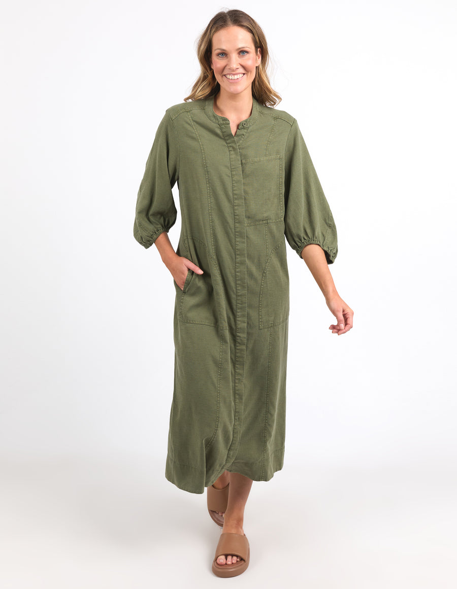 Elm Lifestyle II MILA Utility Dress - Clover