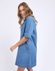 FOXWOOD II MONTE Shirt Dress - Mid Blue