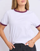Polaroid Ringer Tee - White