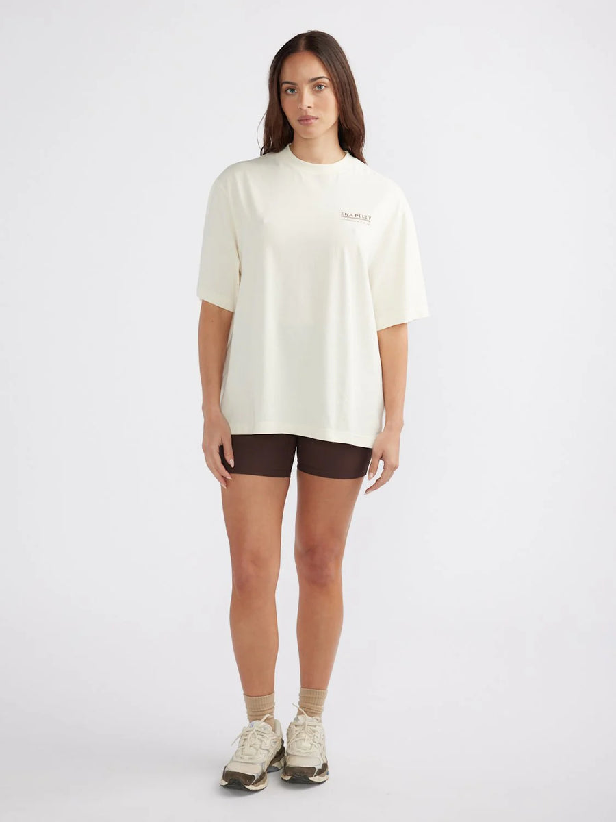 ENA Pelly II LEISURE Studios Tee - Ecru