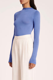 Nude Lucy II TABI Sheer Knit - cerulean blue