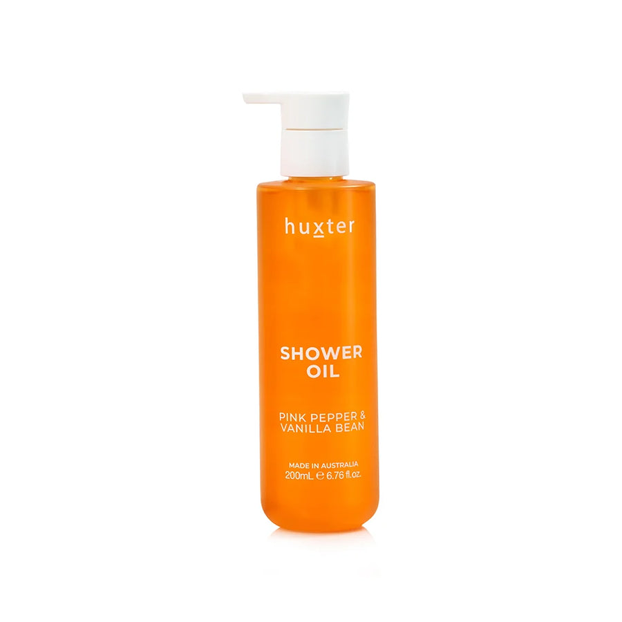 Huxter II SHOWER OIL - Pink Pepper/Vanilla Bean