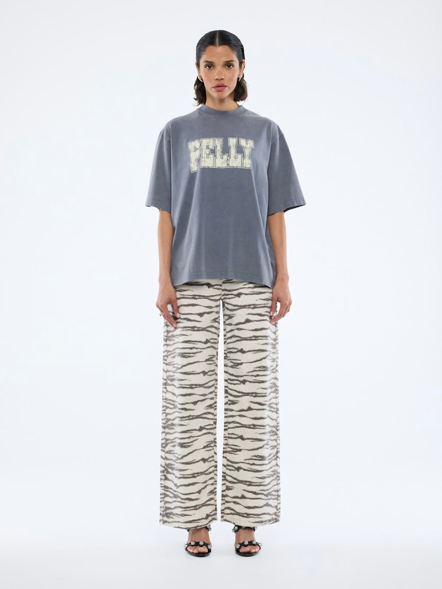 ENA Pelly II PELLY WORLD Tee - washed grey
