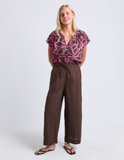 Elm Lifestyle II WANDER Pants - choc