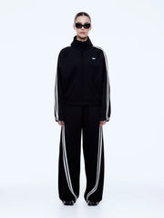 Ena Pelly II VALENTINA Zip Thru - black/off white