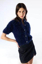 World Of Nomads II CLAUDIA Cashmere Cardigan - Navy