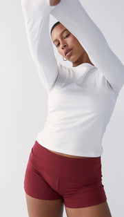 Pinky & Kamal II MOTION LONG SLEEVE TOP - White