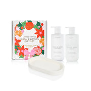 Huxter II Limited Edition Wash and Lotion Gift Set - Includes 500ml Wash & Lotion + White Silicone Tray (Blackcurrant, Citrus & Amber)