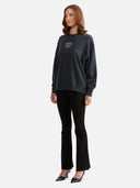 Lilly Oversized Sweater Racer - Vintage Black