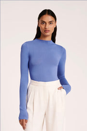 Nude Lucy II TABI Sheer Knit - cerulean blue