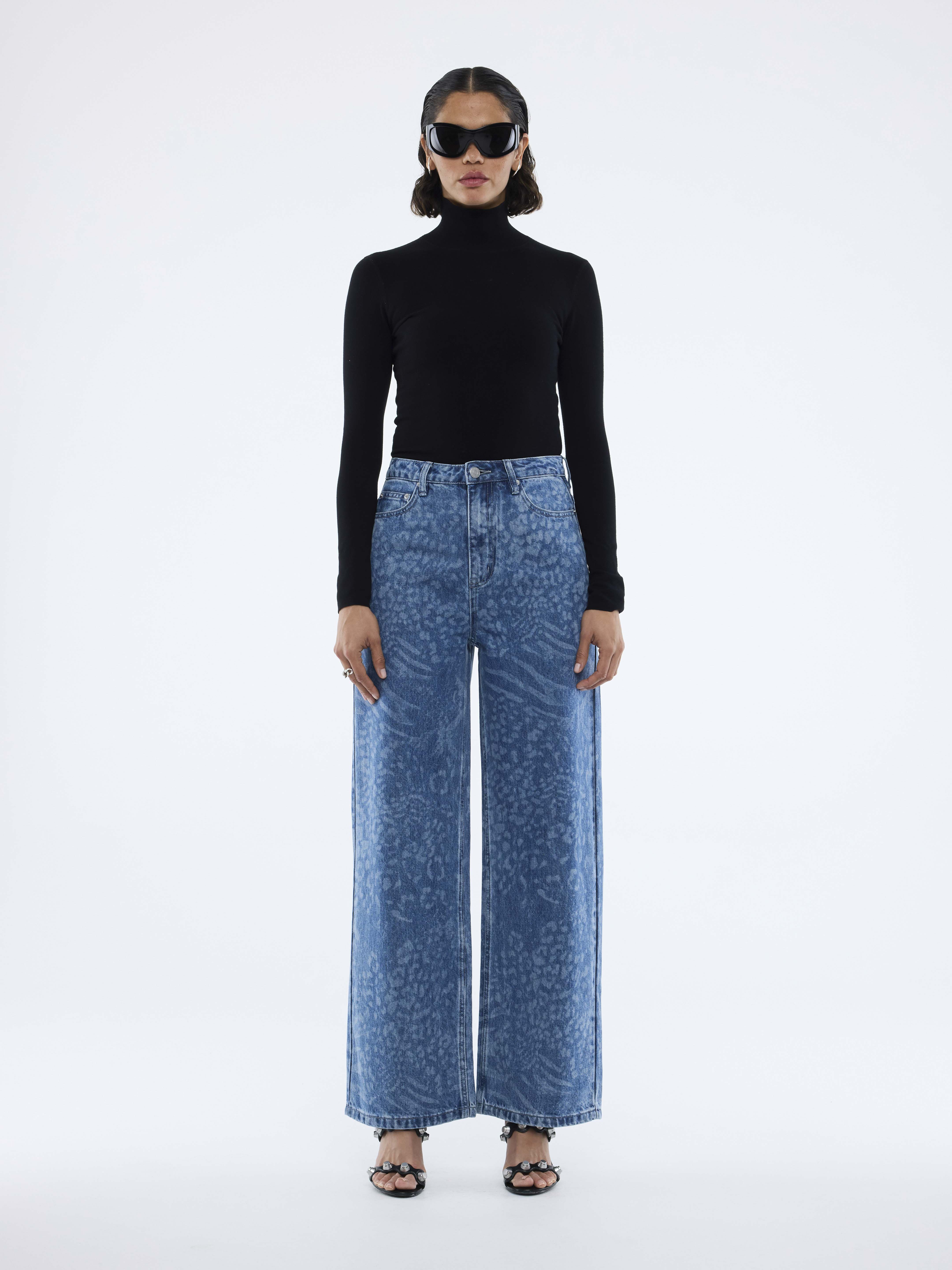 ENA Pelly II LISA Denim Jean - Animal Blue