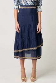 Oncewas II MUSTIQUE Skirt - Ink