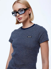 Ena Pelly II PENNY BABY Tee - navy/navy stripe