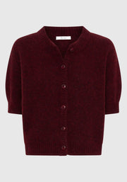 Morrison II SOLENNE Knit Cardigan - eggplant