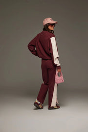 ARAMINTA JAMES II SAINT Germain Knit sweatshirt - Red Wine